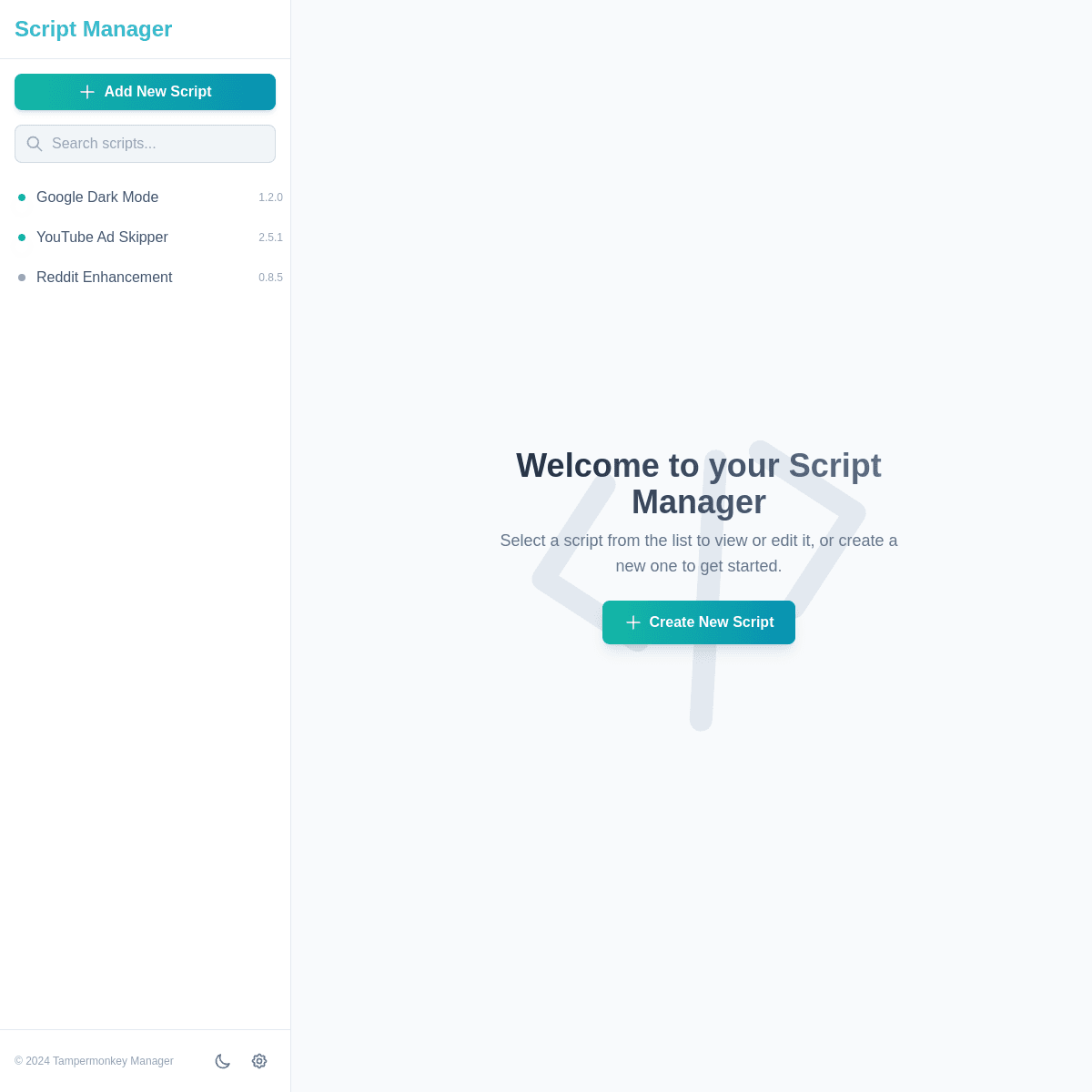 油猴脚本管家 · MonkeyGen 网站截图